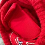 Vintage 80s 1980s Rafael Acrylic Mohair Biplane Airplane Novelty Sweater M Red Size M Photo 7