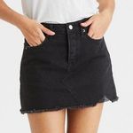 American Eagle High Rise Festival Mini Cutoff Denim Skirt Photo 0