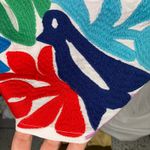 J.‎ Marie The Maya Top Womens Small Floral Bright Embroidered Birds Rayon Pink Photo 3