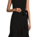 Calvin Klein . Women's Scuba-Crepe Belted Ruffle Mini Dress. New! Photo 0