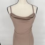 Birdy Grey  Ash Dress‎ Crepe Taupe Bridesmaids Dress Size Small Photo 4