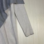 Bar III Women's Gray & Ivory Open-Front Waterfall Sweater Coat Sz S Cardigan Photo 3