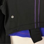 Lululemon Principle Cropped Black & Bold Blue Athletic Jacket 10 Photo 4