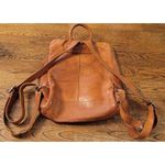 Vilenca Holland Emilia Intrecciato Woven Leather Backpack Brown Photo 3