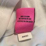 Betsey Johnson  Off Shoulder Navy Stripe Embroidered Dress Ruffle Sleeve Sz 6 💛 Photo 8