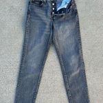 Levi's Levi’s Premium Wedgie Icon High Rise Tapered Straight Fit gray button fly jeans Photo 0