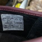 Lands' End  444073 Suede Slip On Clogs Shoes Wine Womens 11 B 11B Photo 9