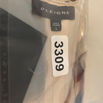 Pleione NWT  Women's‎ L Colorful Tropical Leaf Print Sleeveless Ruffle Blouse Top Photo 7