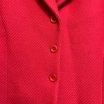 Lafayette 148  Raspberry Wool Woven 3 Button Blazer‎ Size 10P Photo 2