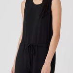 Eileen Fisher Eileen‎ Fisher Fine Jersey Sleeveless Elastic Waist Short Jumpsuit Romper 1X NEW Photo 0