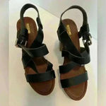 Mossimo Supply Caitlin Black Quarter Strap High Heel Sandals Shoes Size 8 Brown Photo 3