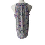 Rose + Olive  High Cut Paisley Sleeveless Top Photo 1