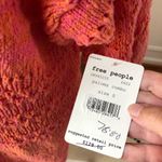 Free People NWT Hot Tropics V-Neck Sweater Pink S Photo 8