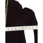 Free People  Always Forever Black Velvet Embroidered Tunic Dress XS Oversized Photo 6