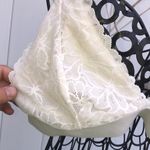 PINK - Victoria's Secret Pink Victoria’s Secret white lace bralette size large floral print causal sexy​​ Photo 1
