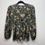 ASOS  Puff Sleeve Babydoll Boho Floral Cottagecore Gardencore Womens Top Size 4 Photo 5