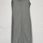 ZARA  Black White Striped Sleeveless Midi Tank Dress Womens S Nautical Beachy Photo 5