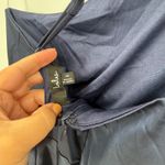 Lulus Signature Elegance Navy Satin One Photo 8