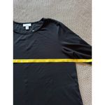 J Jill Tunic Luxe Tencel Asymmetrical Top Black Pure Jill Casual Stretch Sz M Size undefined Photo 3