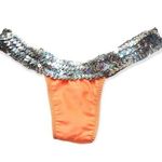 🔃Luxury Thong Bikini Bottom Orange Photo 0