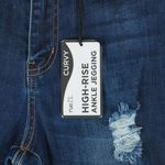 Rue 21  Jeans Curvy High Rise Ankle Jegging Womens 6 Distressed Dark Wash Denim Photo 3