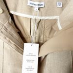 Veronica Beard NWT Komi Stretch Twill-Linen Flare Trousers Size 12 Sandalwood Photo 6