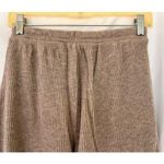 Splendid London Lounge Flare Pants Women’s Size XS Waffle Knit Drawstring Flowy Photo 7