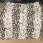 She & Sky Snakeskin Mini Skirt Photo 0