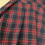 Collegiate Mini plaid pleated navy blue and red skirt in size small Photo 7