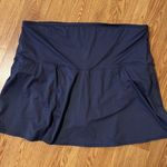 Lands End Swimsuit Skirt Bottom Size 26W Navy Blue Built In Briefs Modest Photo 0