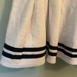 Elodie  white skirt with double black stripe EUC Photo 2
