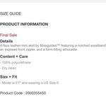 Missguided Leather Skirt Photo 3