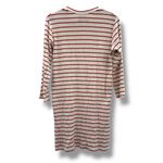 Reformation Benji Striped Dress Women’s Size Small Ivory Red Ribbed Casual Mini Photo 3
