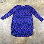 Amanda Uprichard  Geometric Purple silk dress 
Size: Small Photo 1