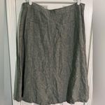 cj banks  midi green linen blend skirt size 20w Photo 3