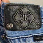 Miss Me Miss‎ Me Skinny Jeans Womens Sz 28 Medium Wash Thick Stitch Studed Bling JP61035 Photo 6