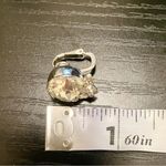 Eisenberg Vintage Brooch Clip On Earrings Austrian Rhinestone Crystal Silvertone Silver Photo 4