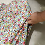 J. Jill Womens Dress Sz 3X Floral Ditsy Short Sleeve Stretch Layered‎ Blue Photo 6