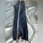 ZARA Jeans Size 8 Womens Skinny Mid Rise Dark Wash Blue Denim. Distressed. Photo 4
