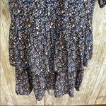 Universal Threads 4/$25 Universal Thread Navy Blue Floral Ruffle Maxi Dress Sz XS Photo 3