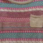 Design History  Multicolored Bohemian Wool Blend Sweater Size Women's Small Photo 8