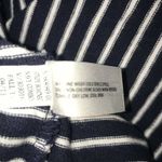 Gap Womens Dress Size Small Navy Blue White Striped Short Sleeve Fall Cotton Photo 8