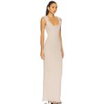 SNDYS Skyler Maxi Dress in Taupe Photo 1