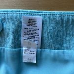 Talbots Jacquard Ankle Mid-Rise Minty Blue Woven Career Dress Pant Trouser, 4 Photo 8