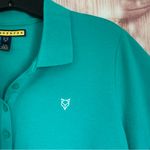 Prince And Fox  Aqua Green Logo Polo Shirt Photo 5
