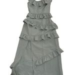 Show Me Your Mumu Greta Midi Dress dusty blue size XS Photo 0