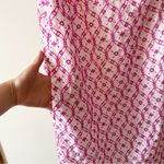 J.Crew  Women’s One Shoulder Eyelet Mini Dress Pink/White NEW Size 00 Photo 6