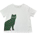 Kate Spade  Tee Shirt with Floral Cat Print Photo 0