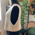 Free People NWT Hoopla Tropical Fruit Combo Cropped Confetti Knit Sweater Vest Photo 1