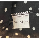 Suki So Jumpsuit Womens Medium Black White Polka Dot Retro Feminine Preppy‎ Boho Photo 6